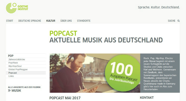 Popcast, la actualidad musical de Alemania