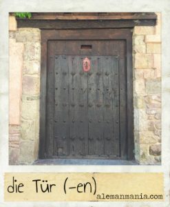Die Tür. Eine alte und historische Tür